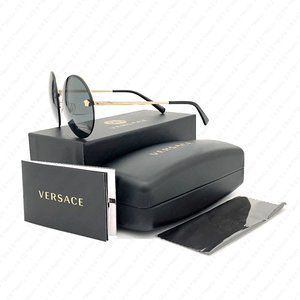 Versace VE2176 125287 59mm Pale Gold Sunglasses